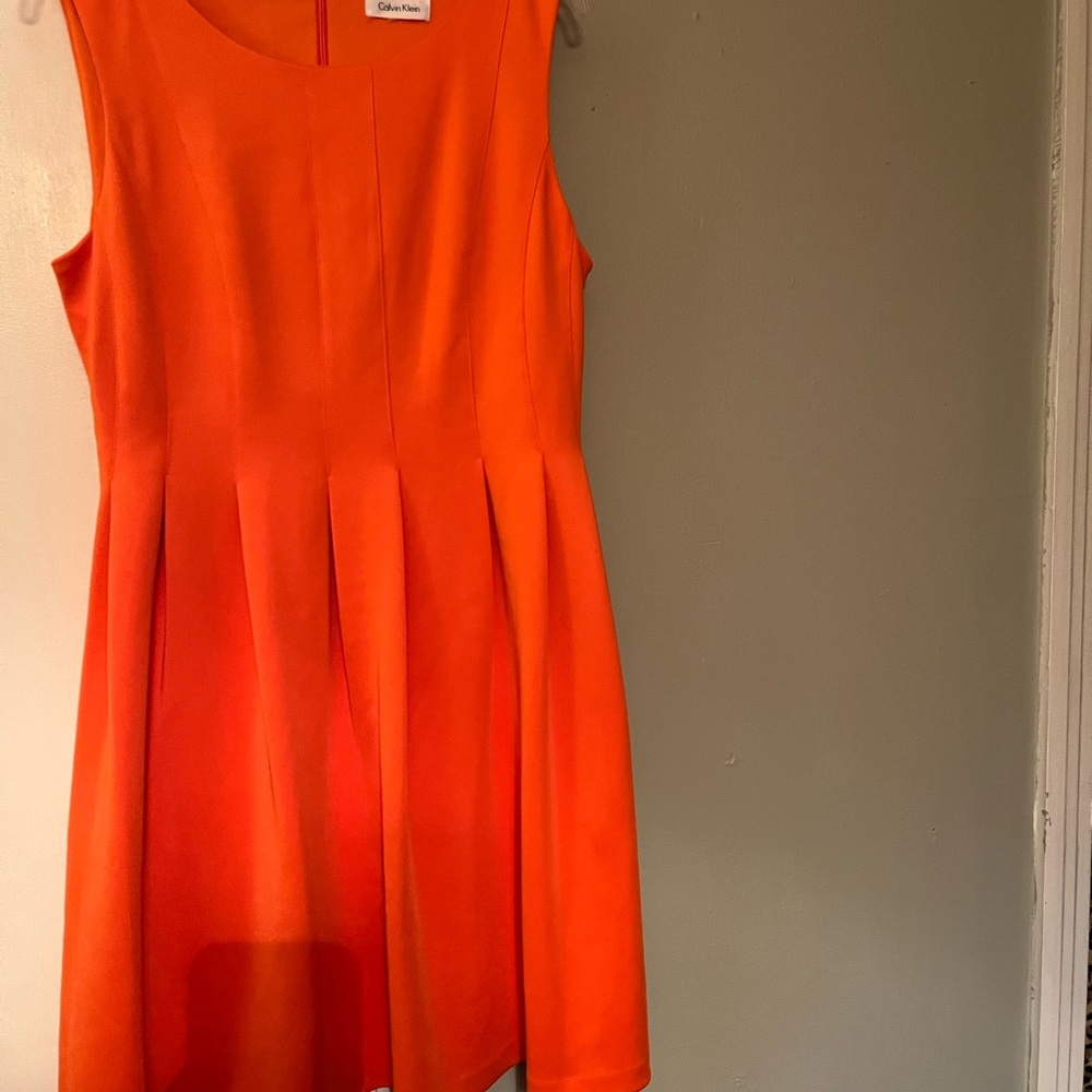 Calvin Klein Orange Dress